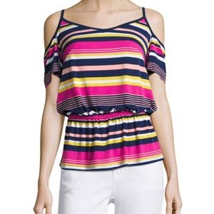 Laundry By Shelli Segal • Cold-Shoulder Top